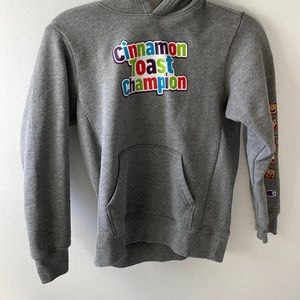 RARE Champion Cinnamon Toast Crunch hoodie size medium Limited Edition